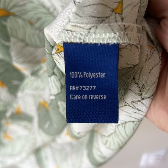 Apt 9 Banana leaf tropical shirt size large - Picture 3 of 4